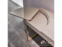 天一美家时尚意式极简风格别墅家用实木高级梳妆台图3