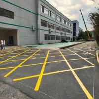 苏州吴中区工业园消防登高操作场地、消防回车场划线