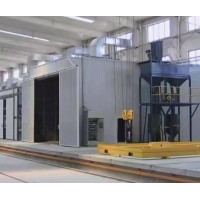 供应全自动封闭式大型工业喷砂房
