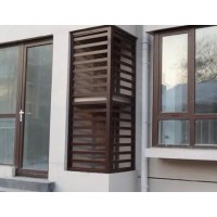 家居环境中的搭配铝百叶窗,户外阳台或露台的应用铝百叶窗
