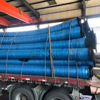 吸沙子用大口径耐磨胶管12寸14寸18寸矿用法兰钢编管吸污水胶管
