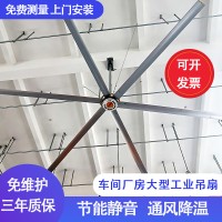 7米工业大吊扇超大车间厂房仓库通风降温 大风力永磁工业吊扇HVLS